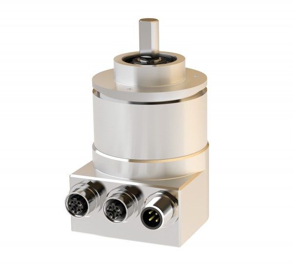 Key features of TRK series:

6 housing sizes: 58 mm, 64 mm, 65 mm, 66 mm, 105 mm, 125 mm;
Contactless, wear-free sensor system according to the Hall principle;
Dual-chamber system for separating the rotor and electronics;
Resolution 4096 pulses per revolution – 12 bits (optional 13 bits);
Measuring range: 4096 revolutions;
Protection grade: up to IP 69K;
Option: Draw wire version with integrated encoder: TRK125-D;
